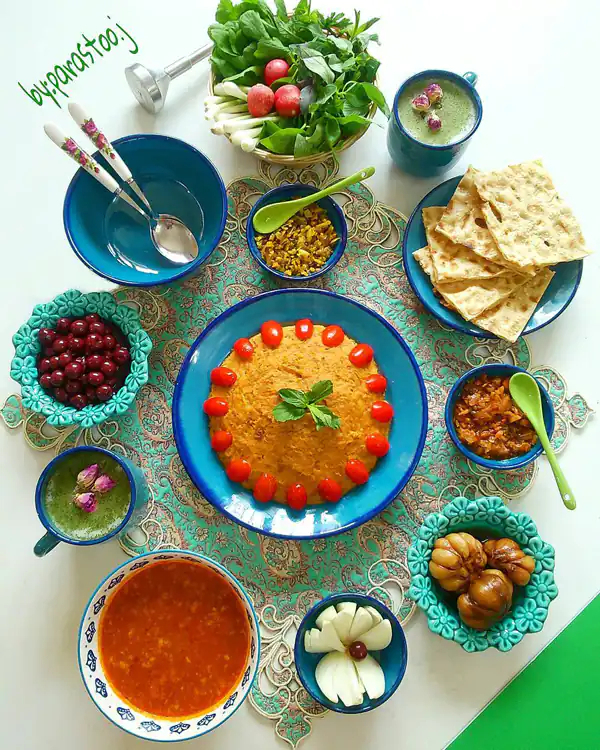 تزیین آبگوشت مجلسی