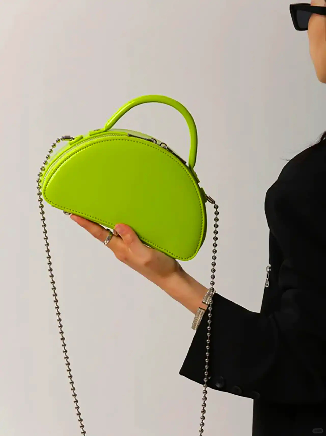 کیف سبز نئونی 