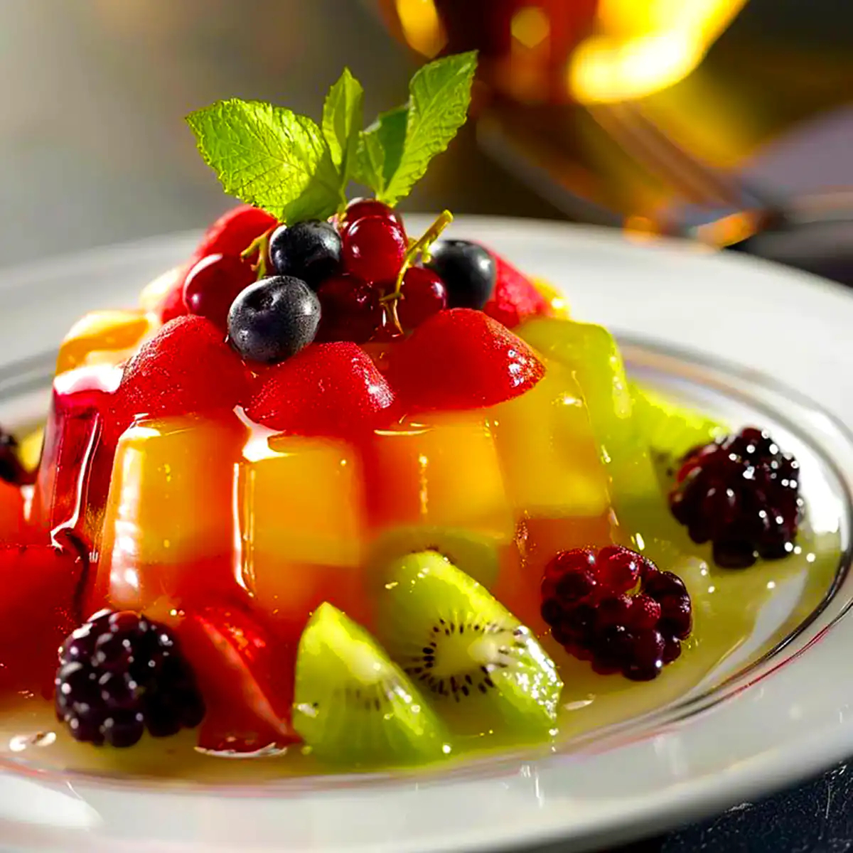 ژله میوه ای مجلسی 