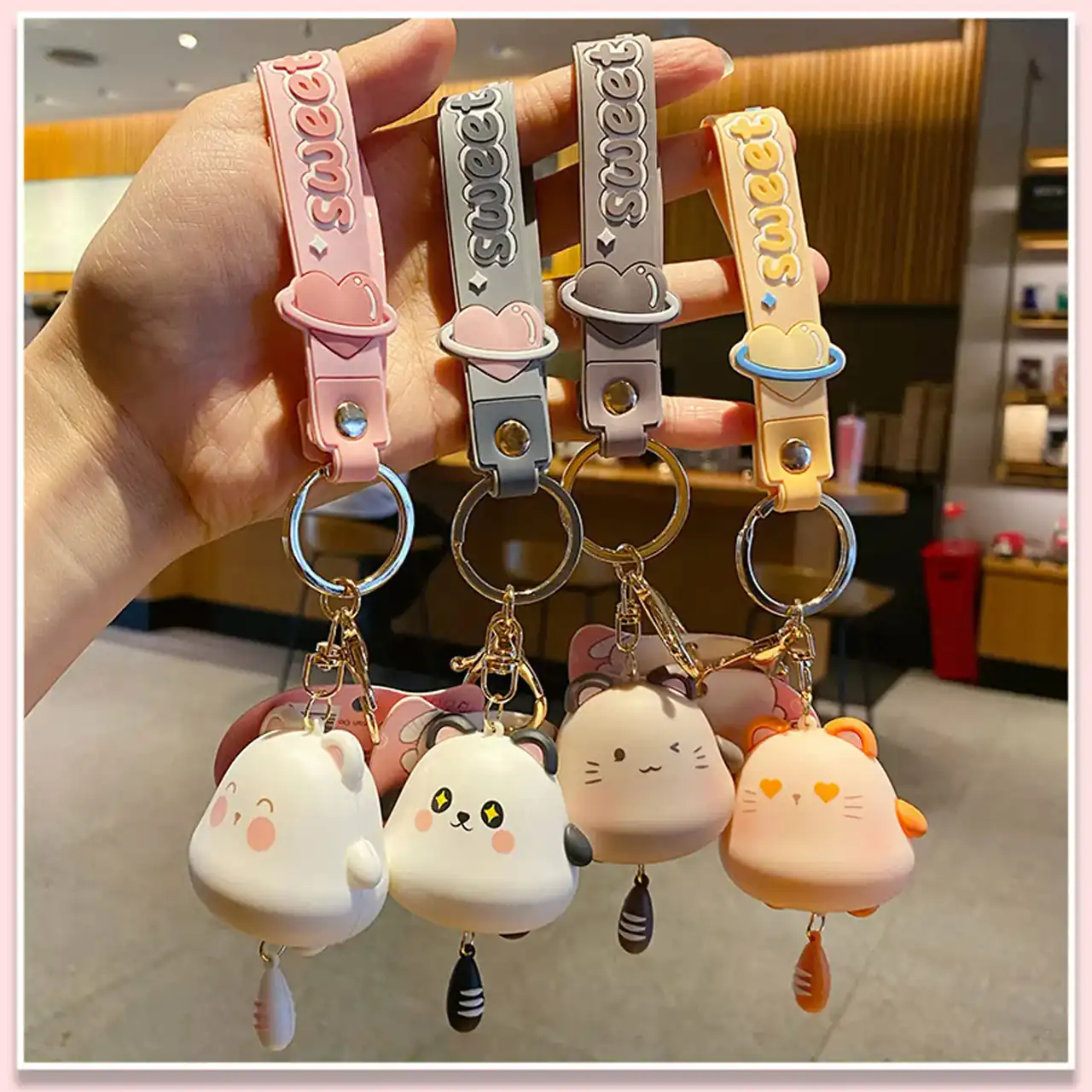 جاکلیدی فانتزی + زیباترین مدل های جاکلیدی فانتزی تولید امسال بسیار کیوت