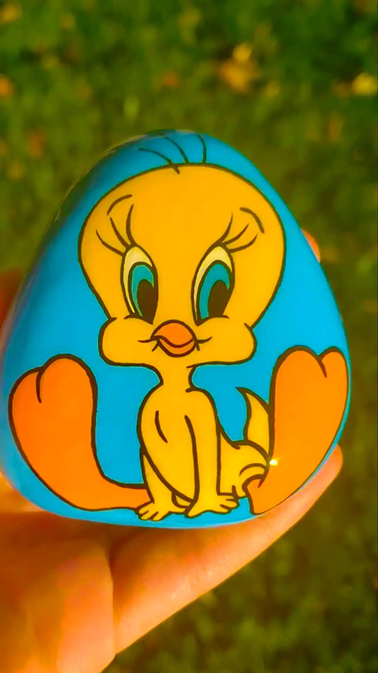 نقاشی روی سنگ رودخانه