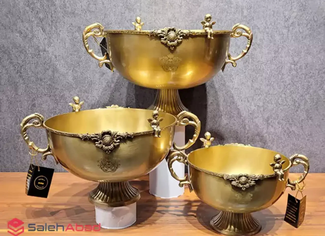 ظروف برنجی + زیباترین مدل های ظروف برنجی ترند امسال بسیار شیک و لاکچری