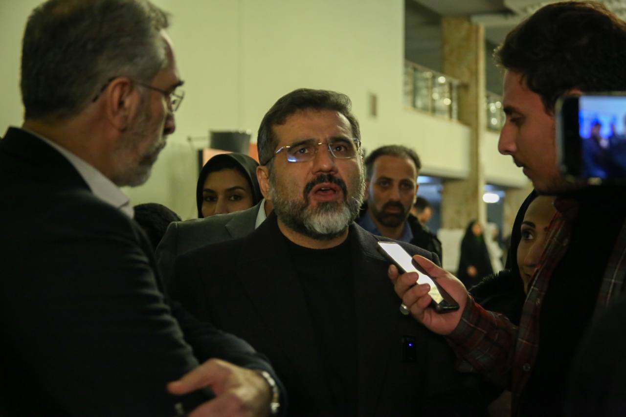 وزیر فرهنگ و ارشاد اسلامی  در جشنواره تئاتر فجر