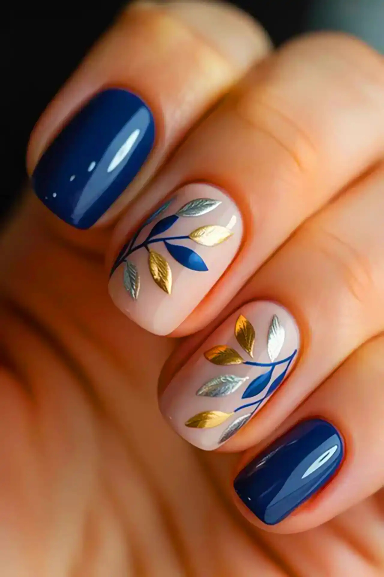 مدل ناخن کوتاه و ظریف 