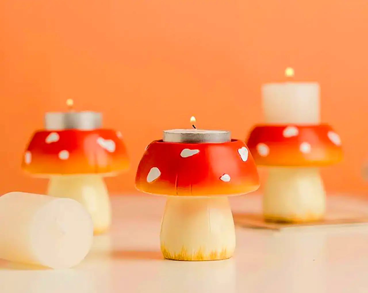 وارمر شمع سرامیکی قارچ