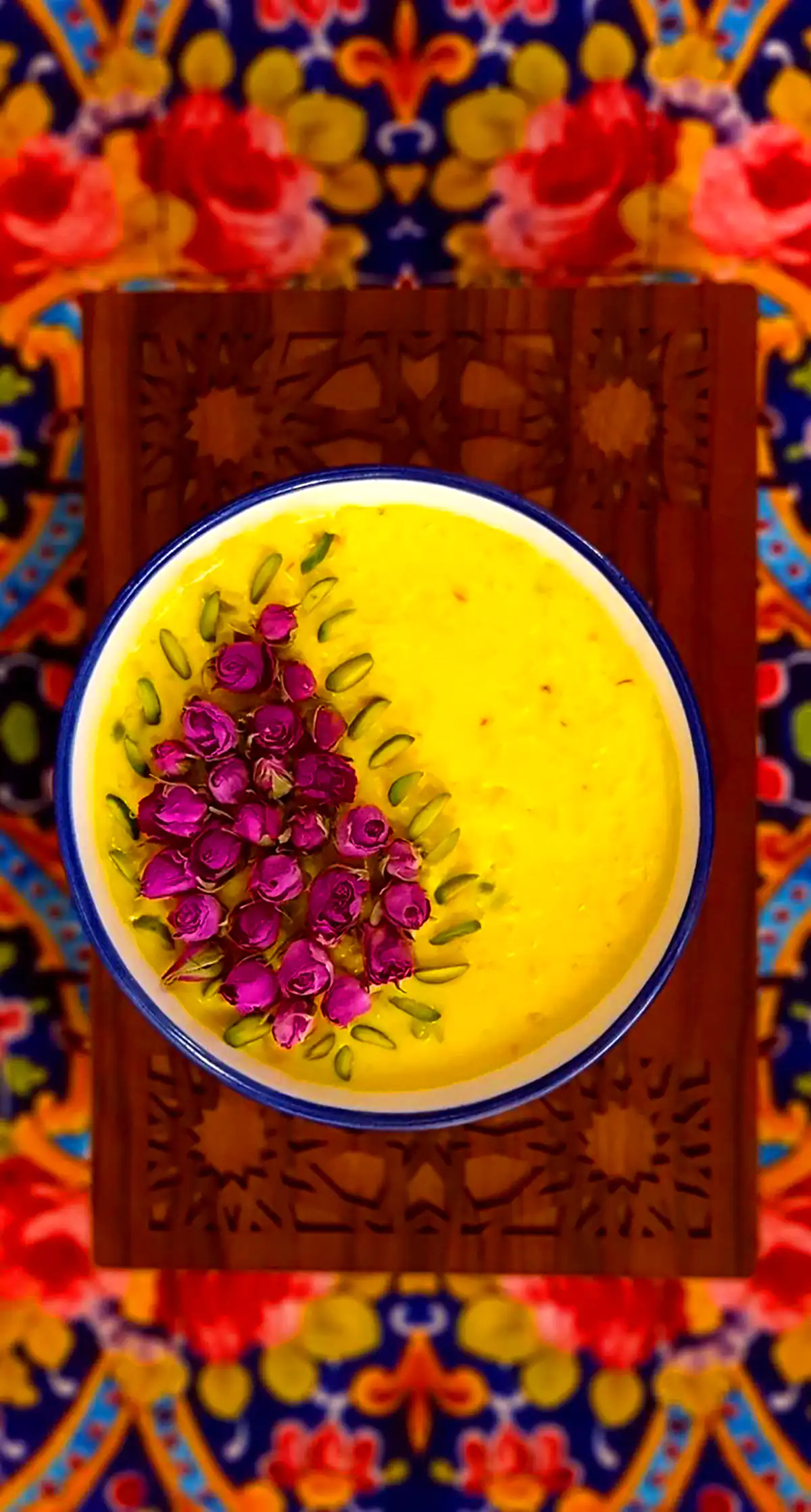 تزئین شله زرد مجلسی