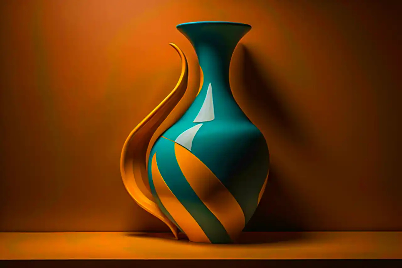 گلدان طرح مدرن 