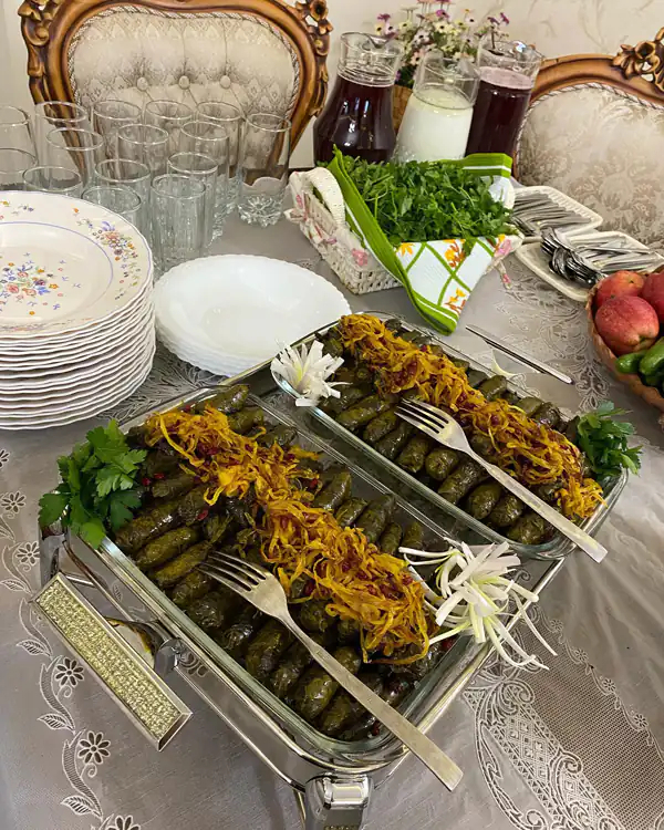 تزیین دلمه مجلسی