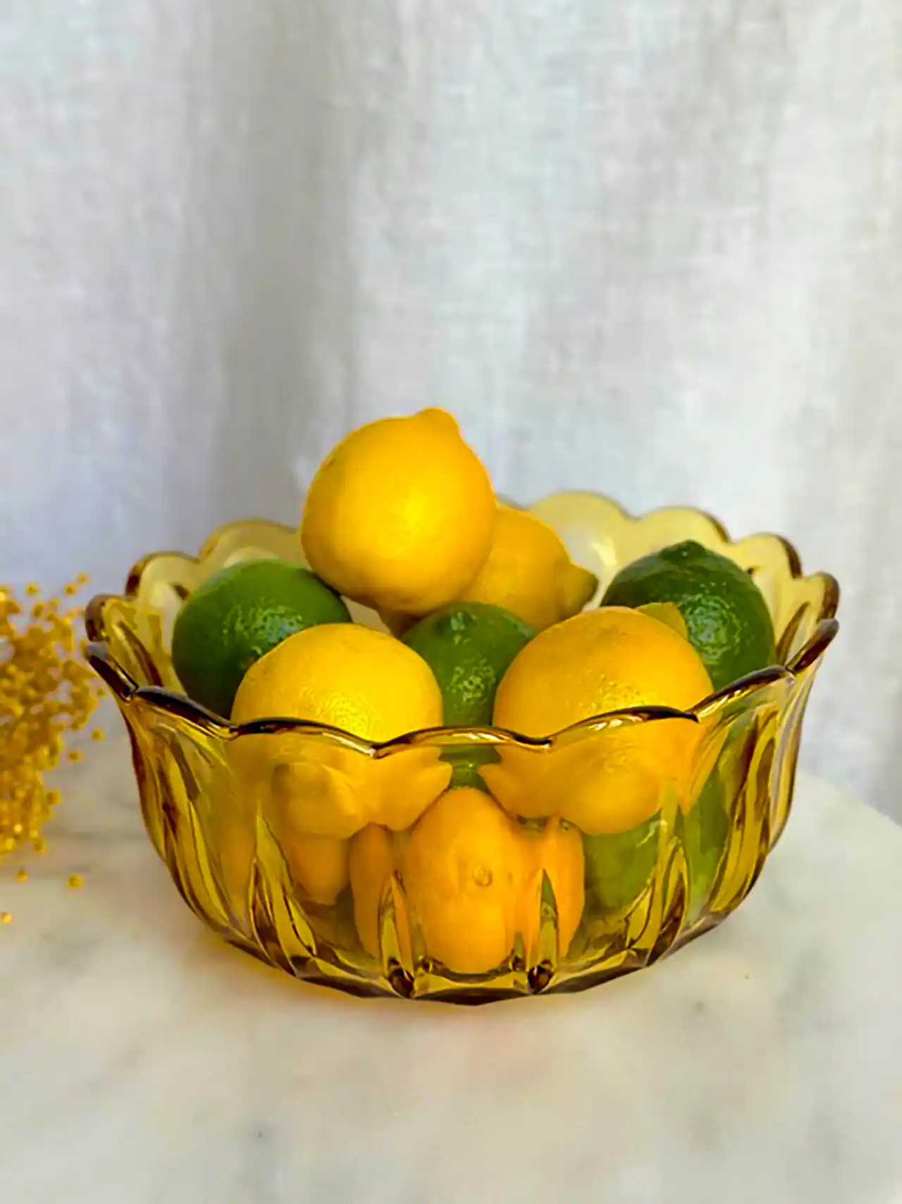 ظروف شیشه ای میوه خوری 