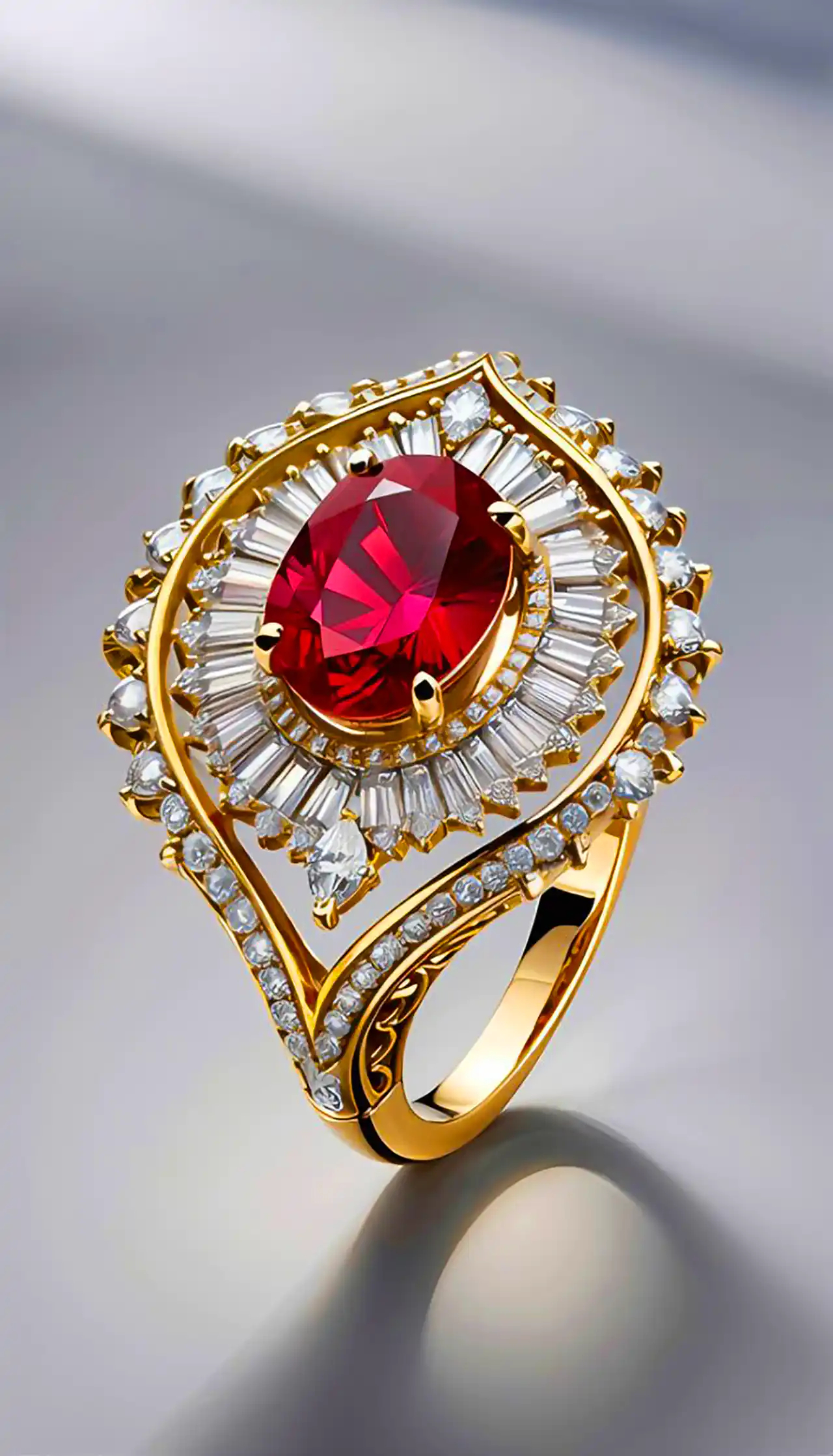 مدل انگشتر طراحی شده با هوش مصنوعی