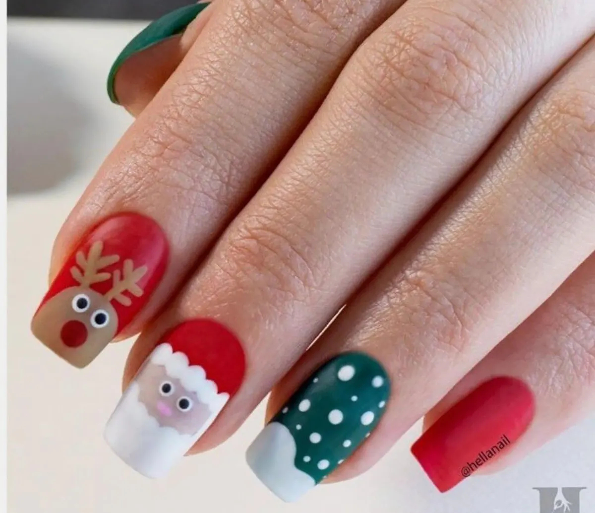 مدل ناخن یلدایی ساده