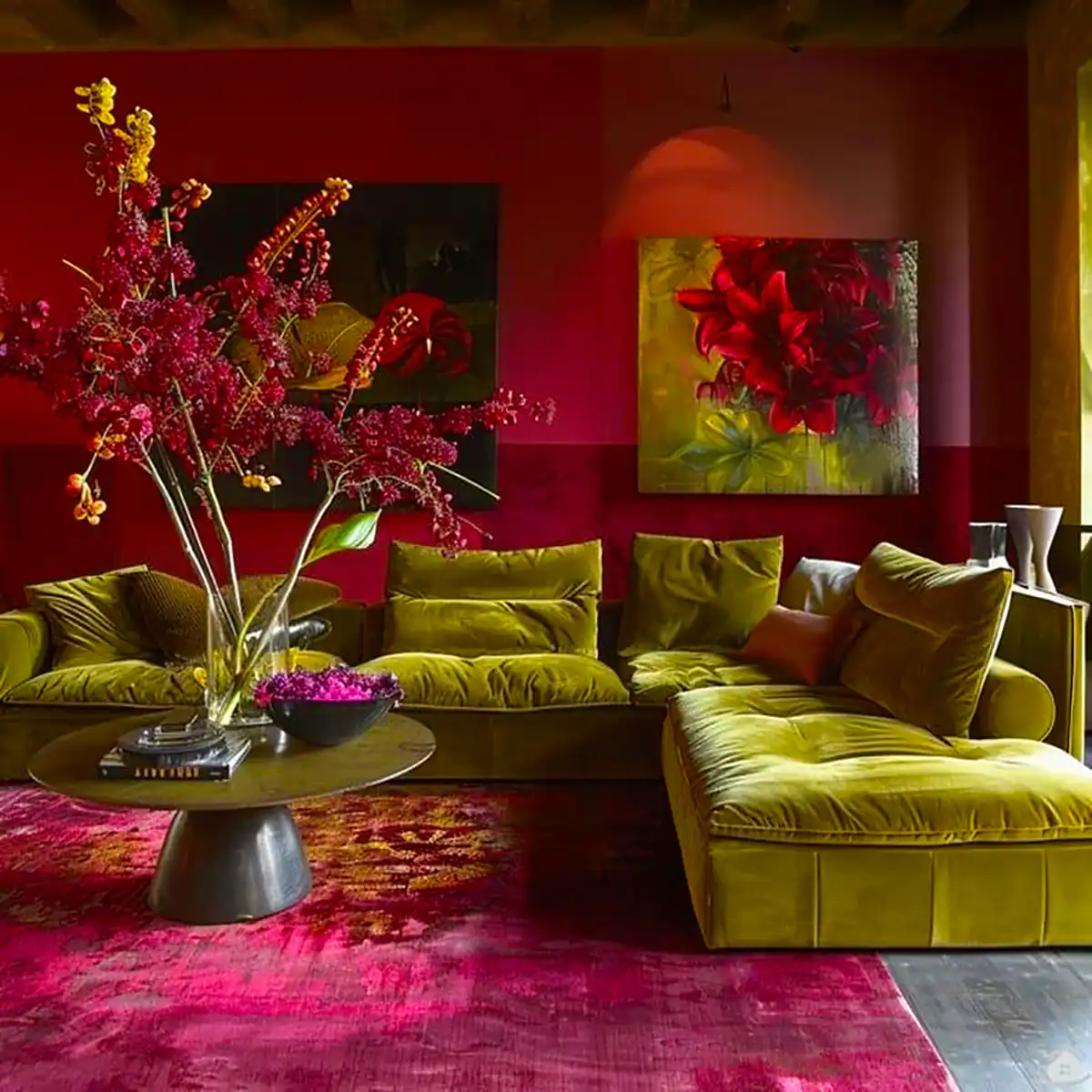 دیزاین مینیمال با تم سرخابی