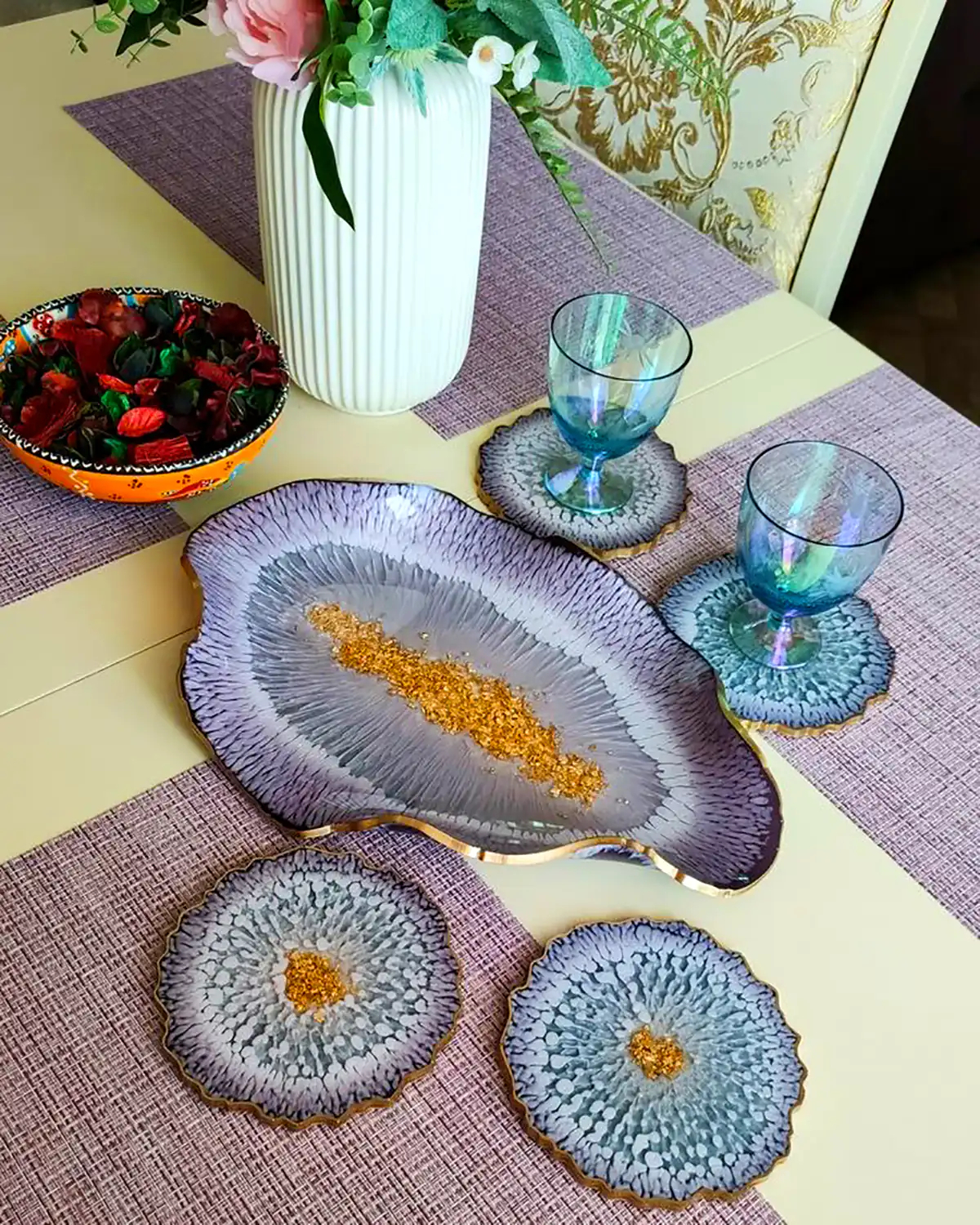ظروف پذیرایی رزینی