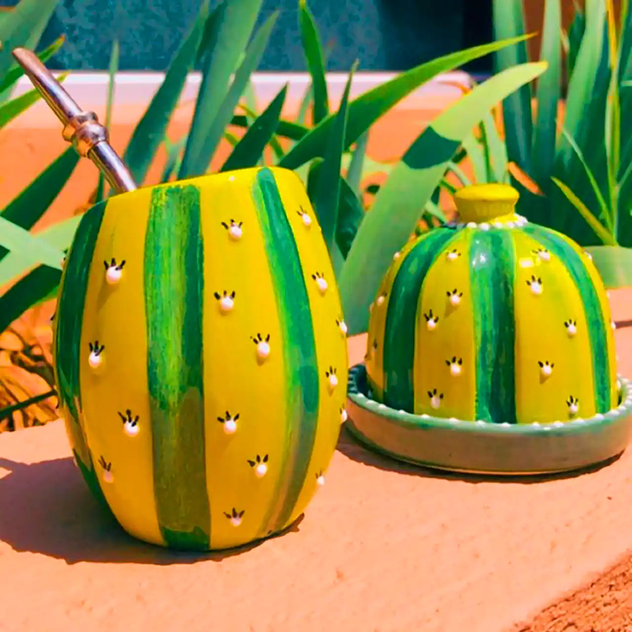 دکوریجات گوگولی طرح کاکتوس 