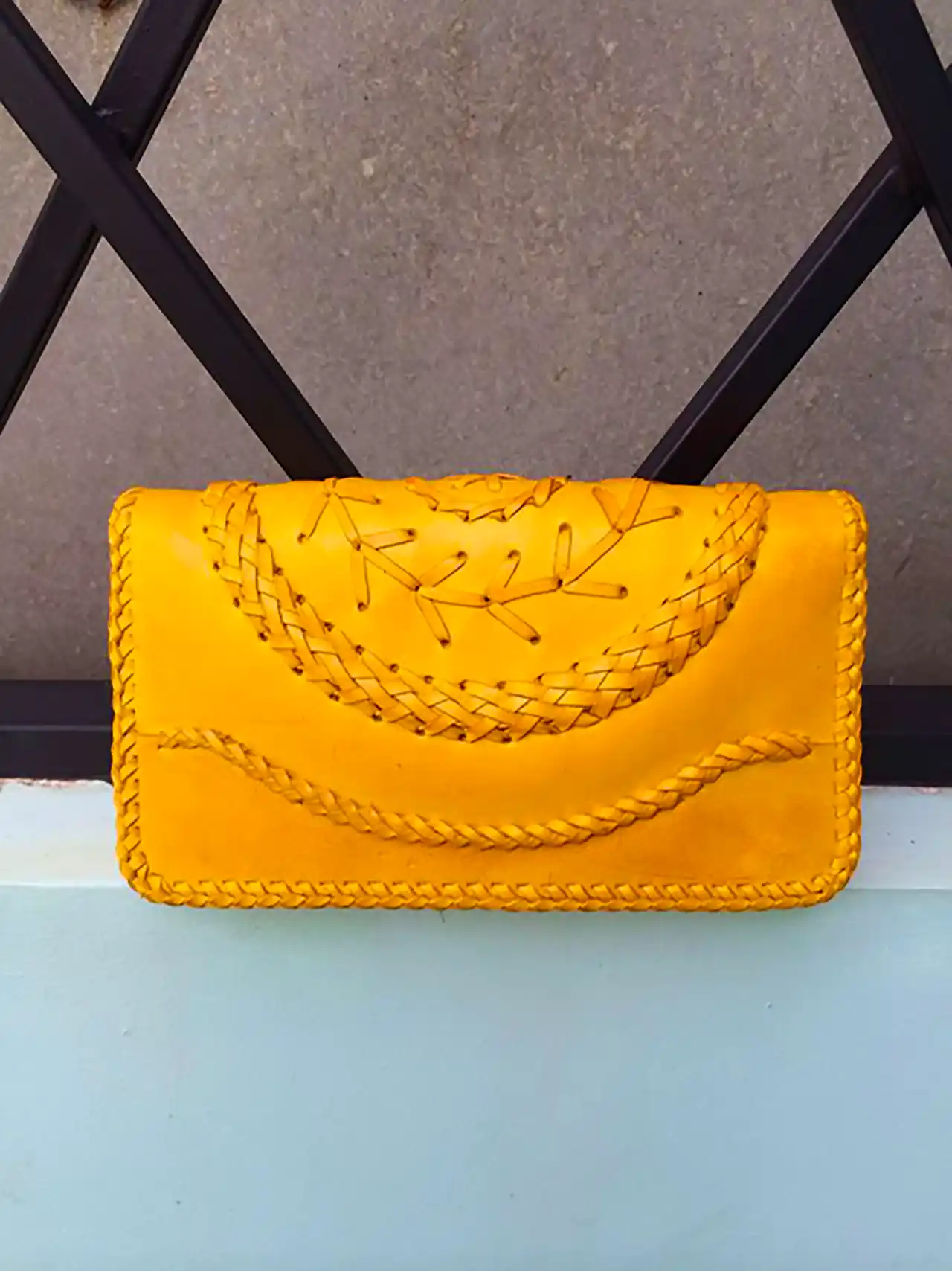 کیف پول چرمی دست دوز