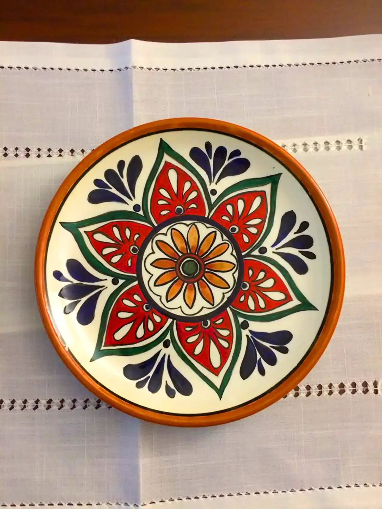 بشقاب دکوراتیو دستساز