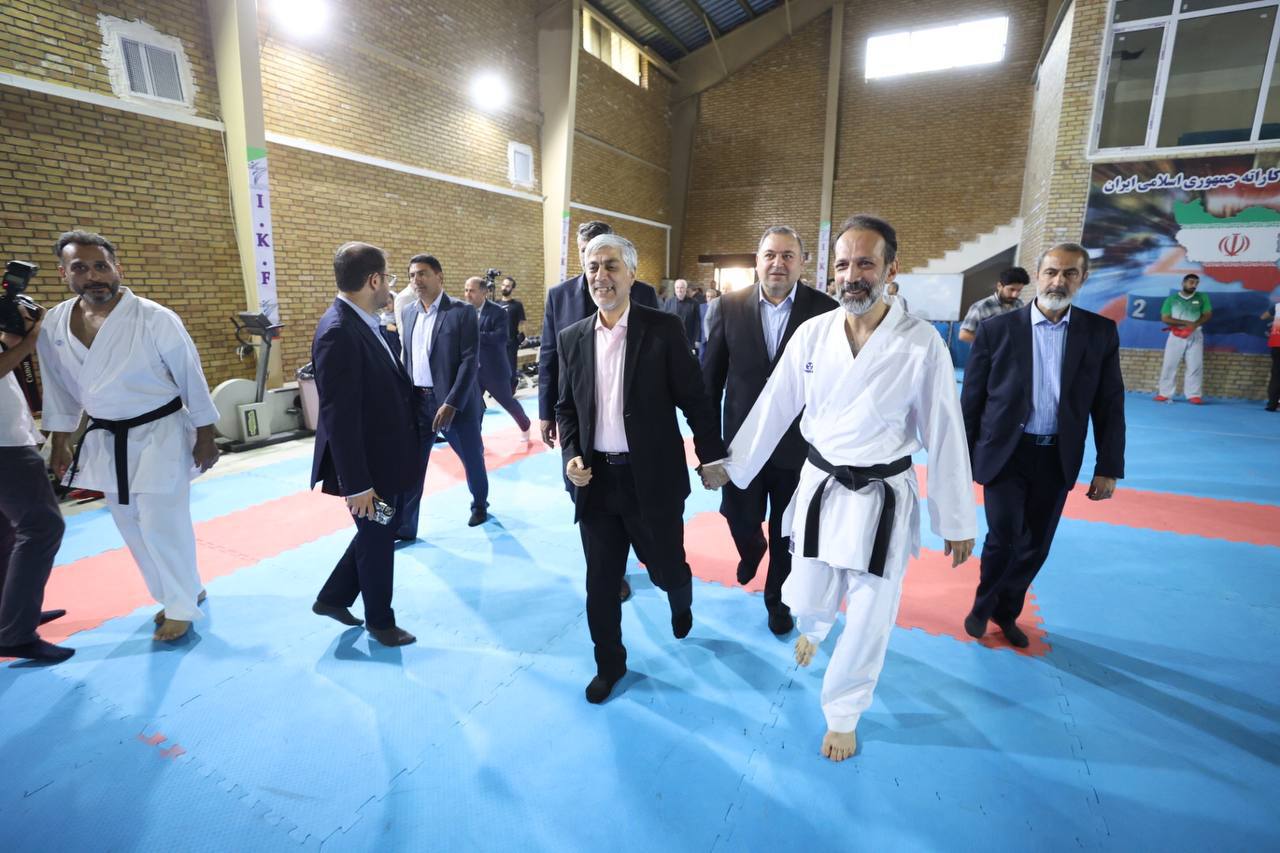 هاشمی در اردوی کاراته