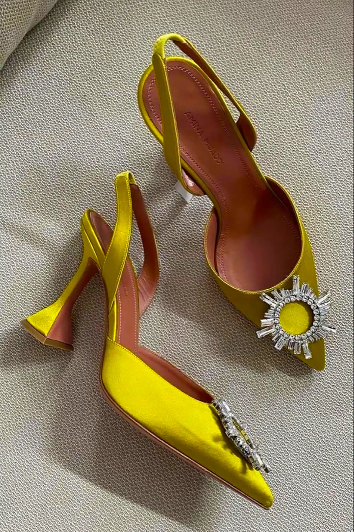 کفش مجلسی زرد شیک