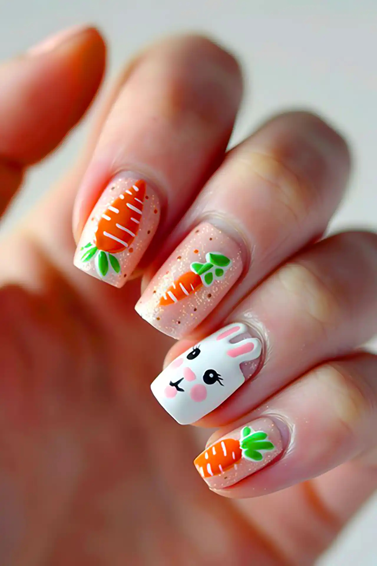 دیزاین ناخن خرگوشی بانمک