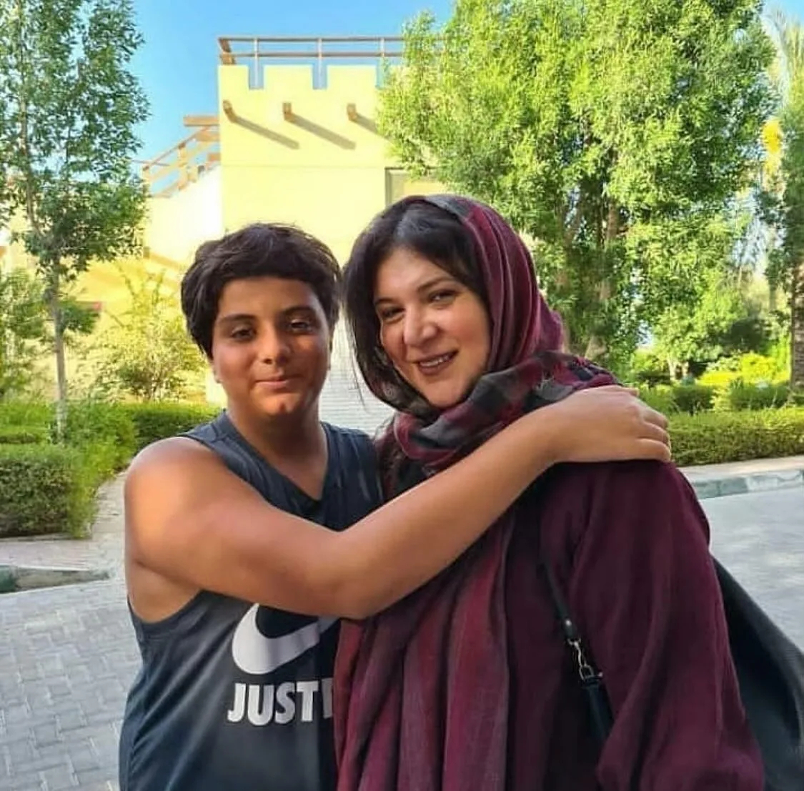 ریما رامین فر و پسرش آیین جعفری