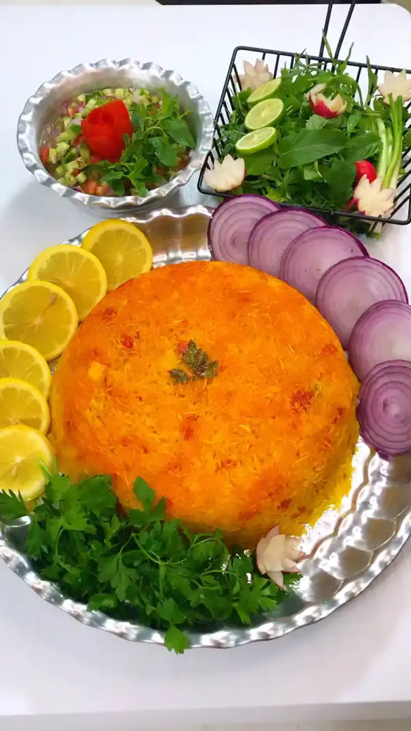 تزیین استانبولی پلو