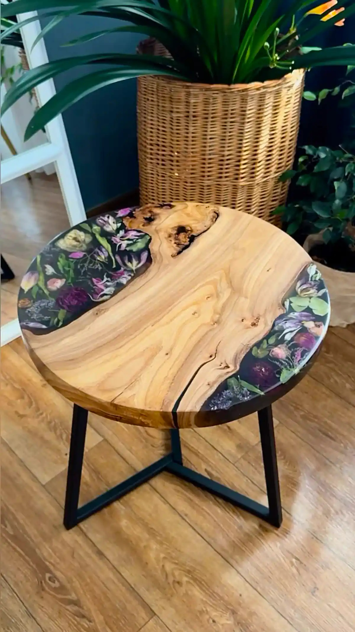 میز عسلی رزینی شیک