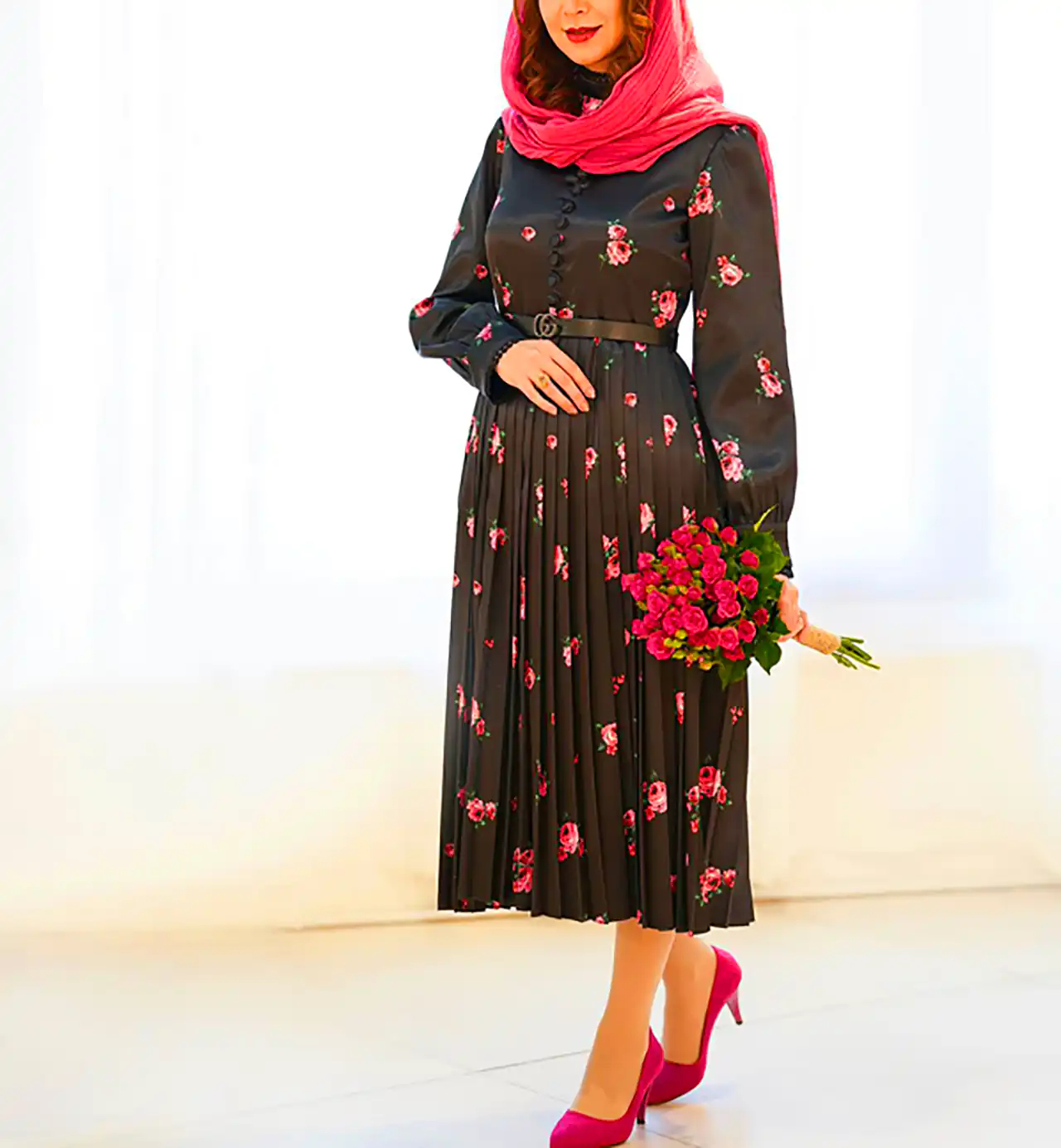 مانتو باحجاب پوشیده و راحت