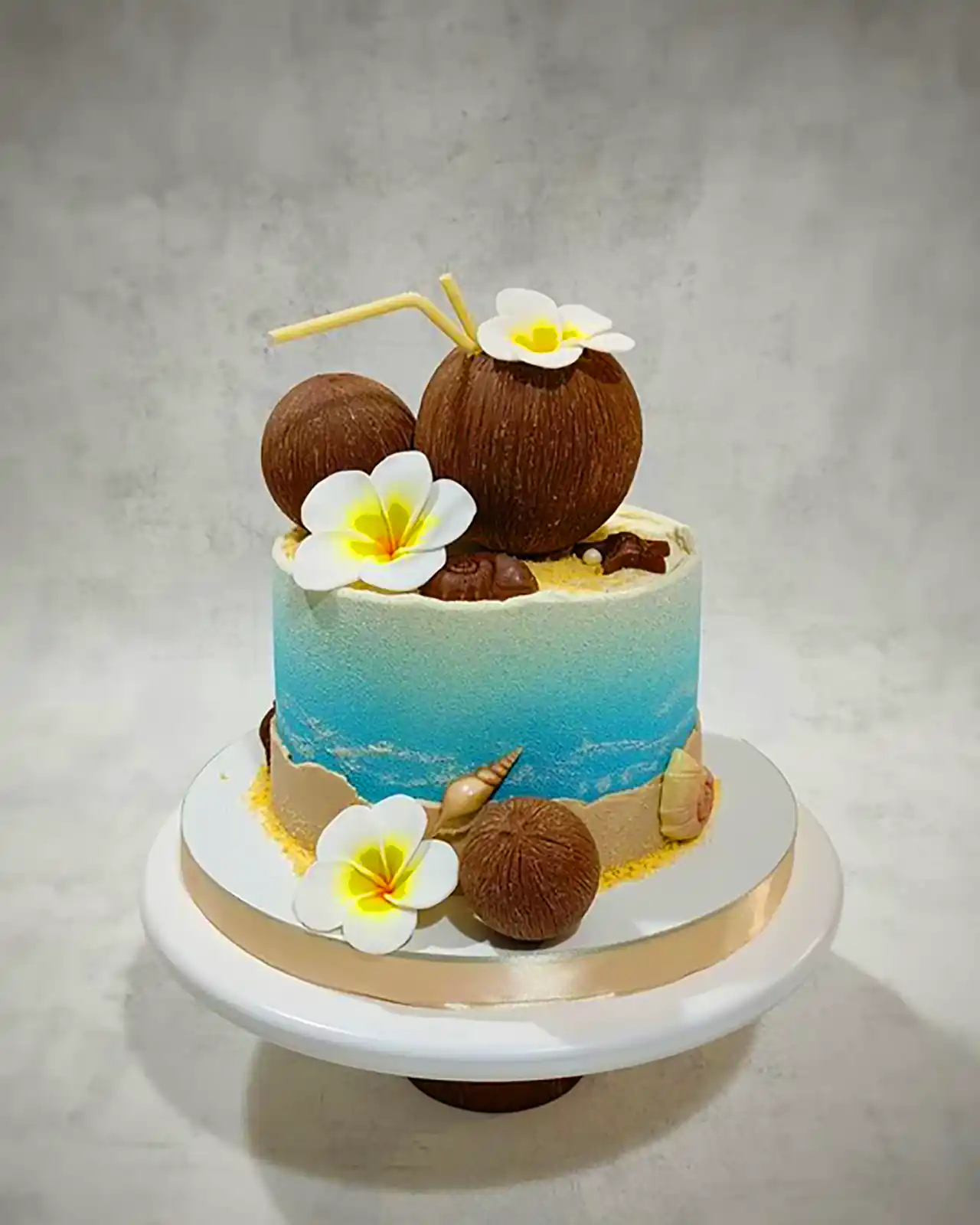 مدل کیک تم ساحل و دریا