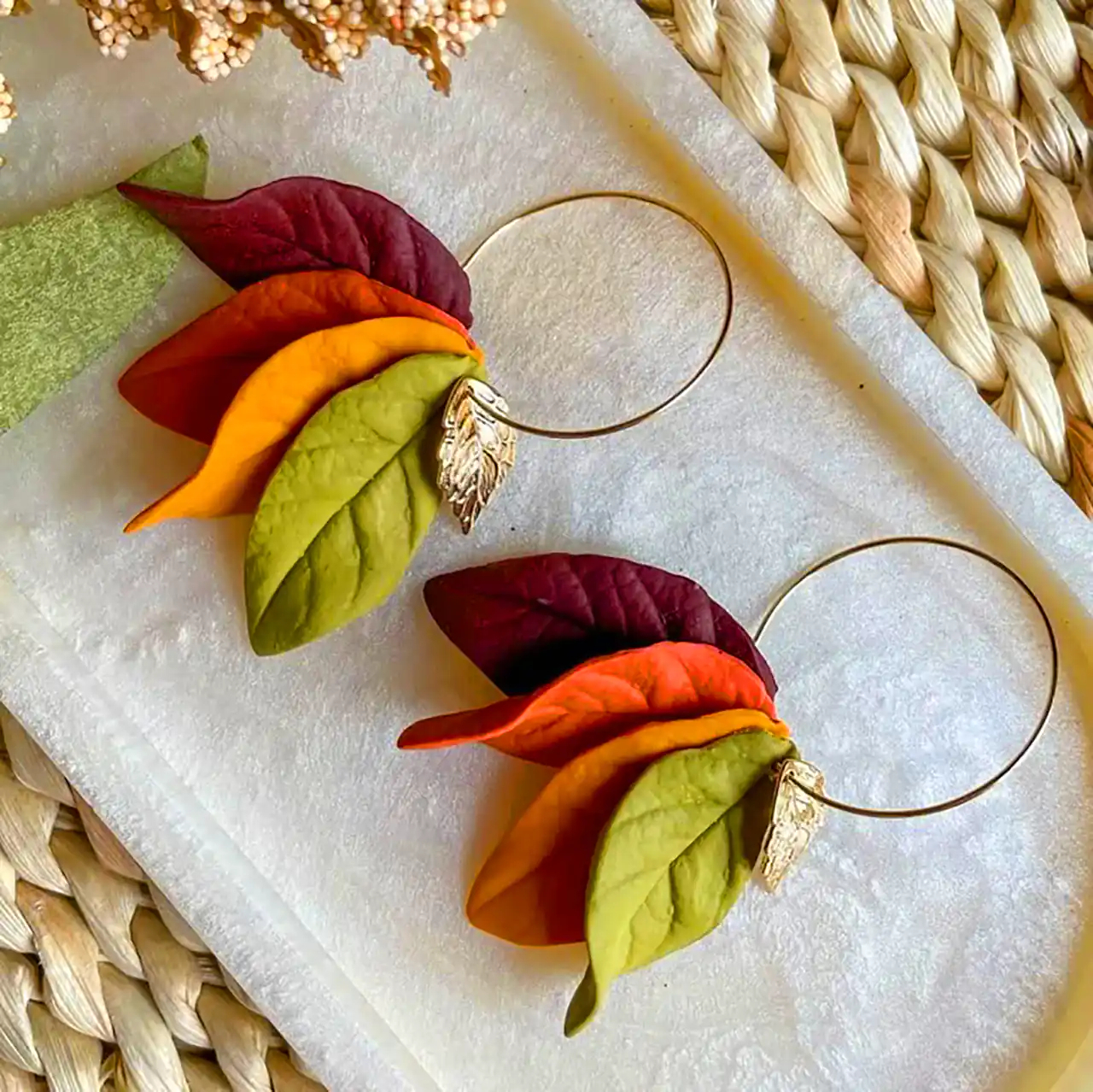 گوشواره شیک برای فصل پاییز