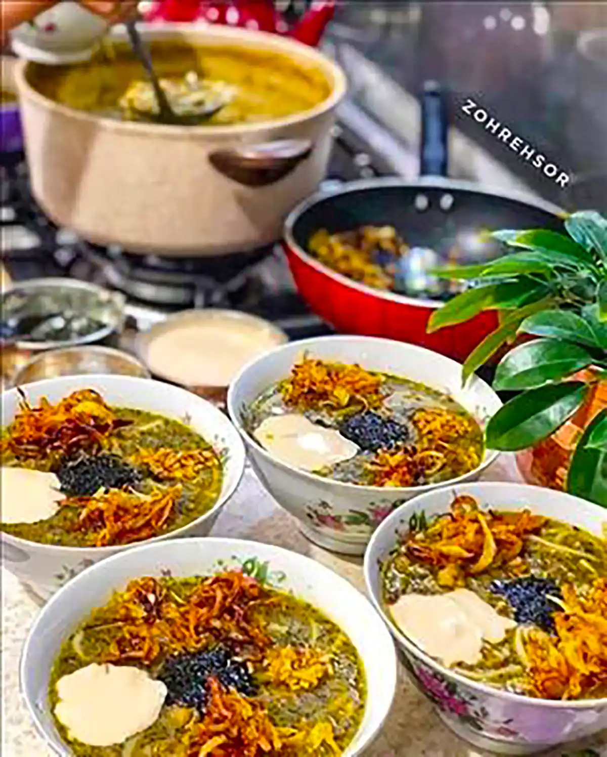 دیزاین آش رشته حرفه ای