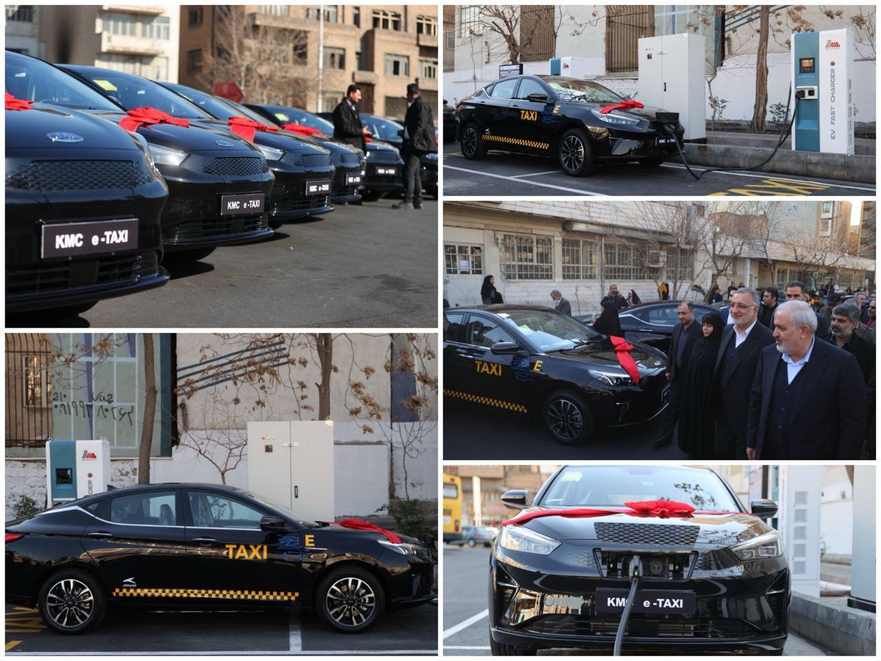 تاکسی‌های برقی جدید تهران رونمایی شد