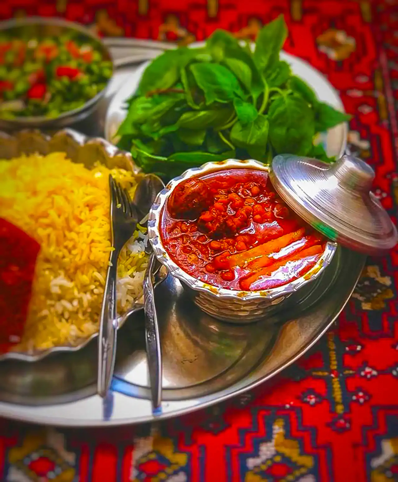 ایده سرو خورشت بادمجان