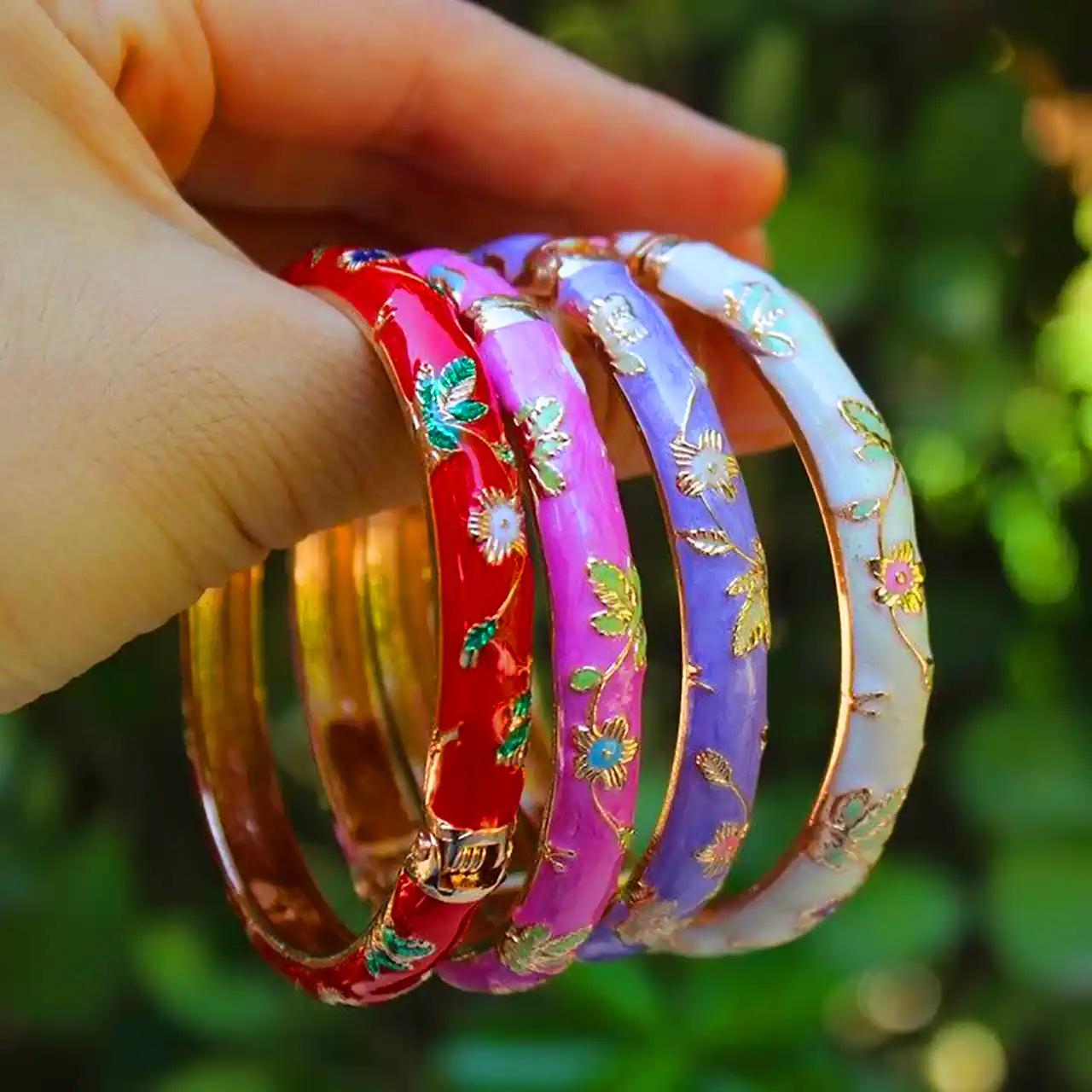 النگوی رنگی فانتزی شیک