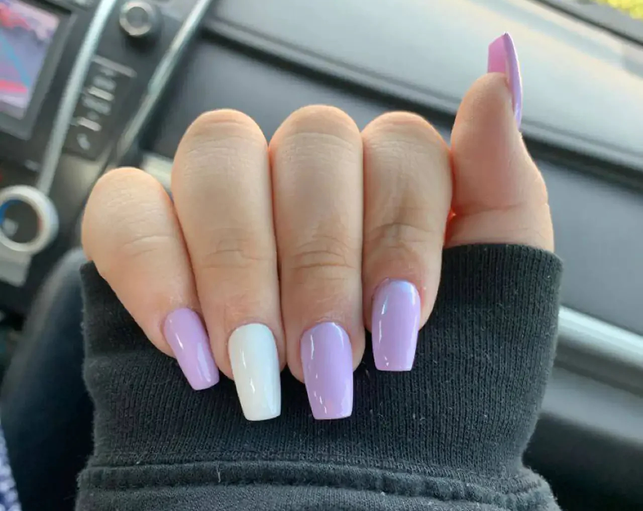 مدل لاک بنفش + زیباترین مدل های لاک بنفش ترند امسال بسیار کیوت و خوشگل