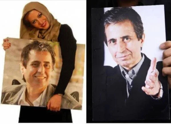 فریبا نادری و مرحوم مسعود رسام