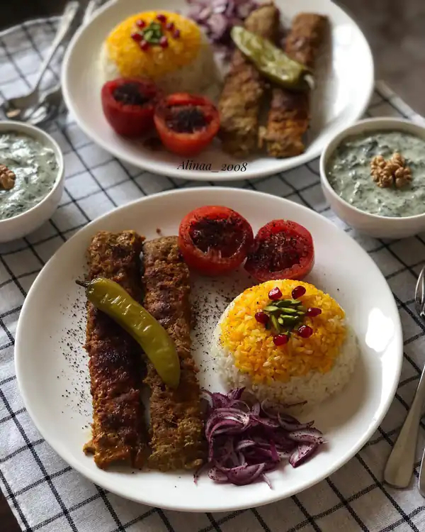 ایده تزیین کباب کوبیده