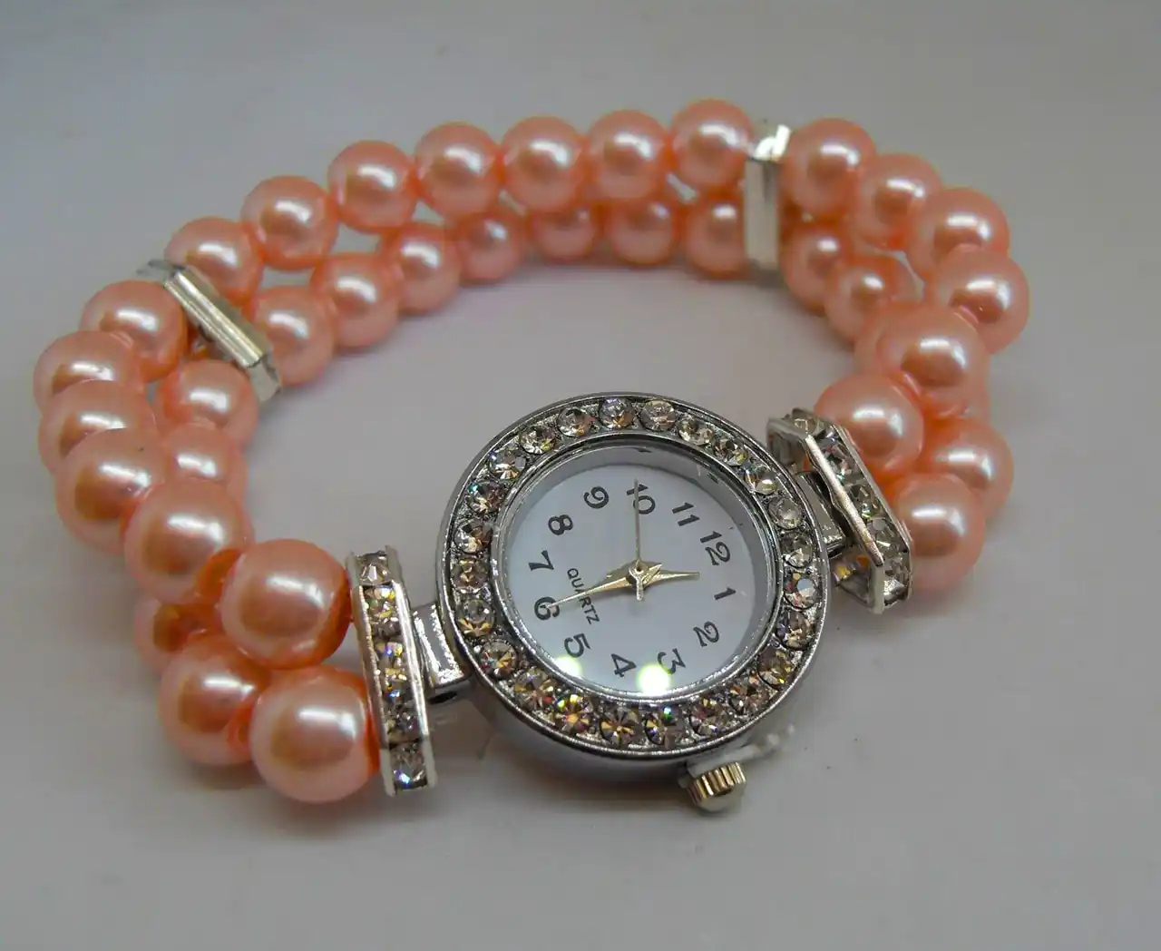 ساعت مچی زنانه لوکس مرواریدی