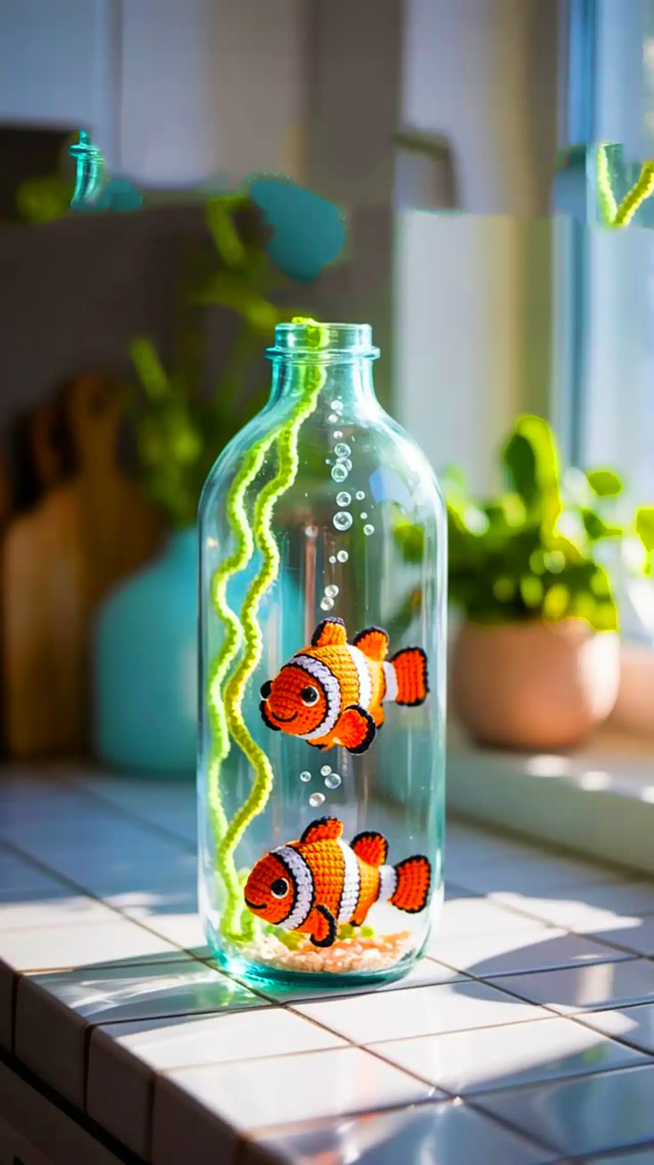 آکواریوم بافتنی هنری