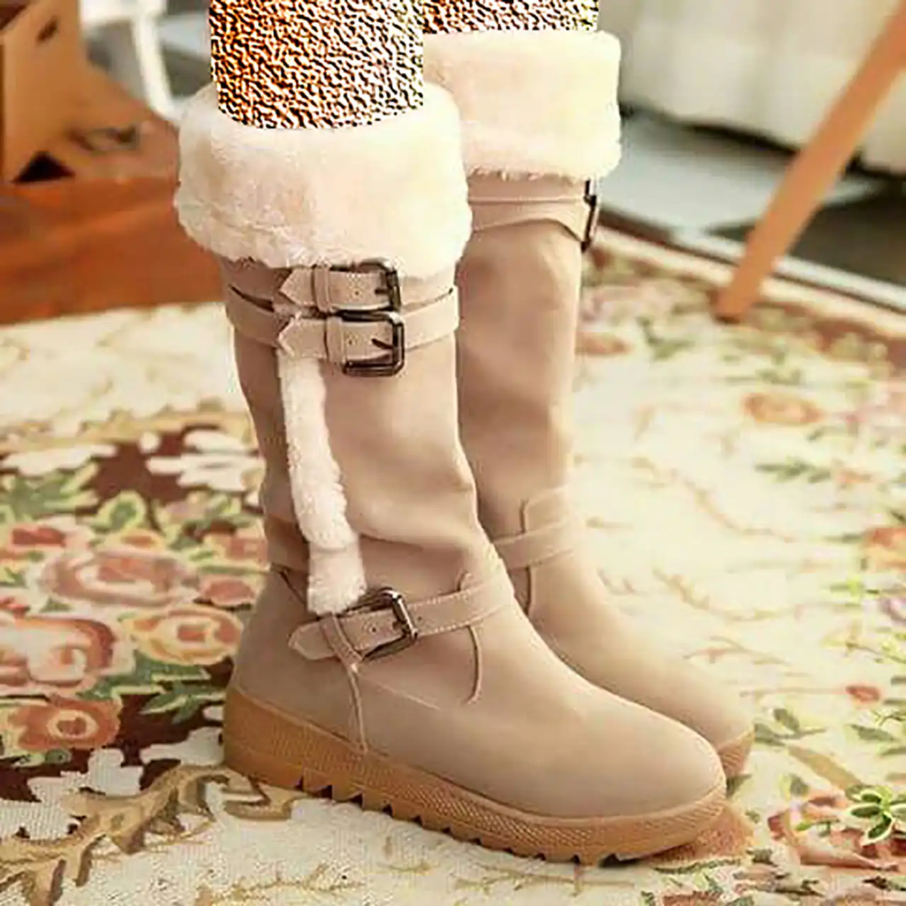 بوت خزدار زمستانی