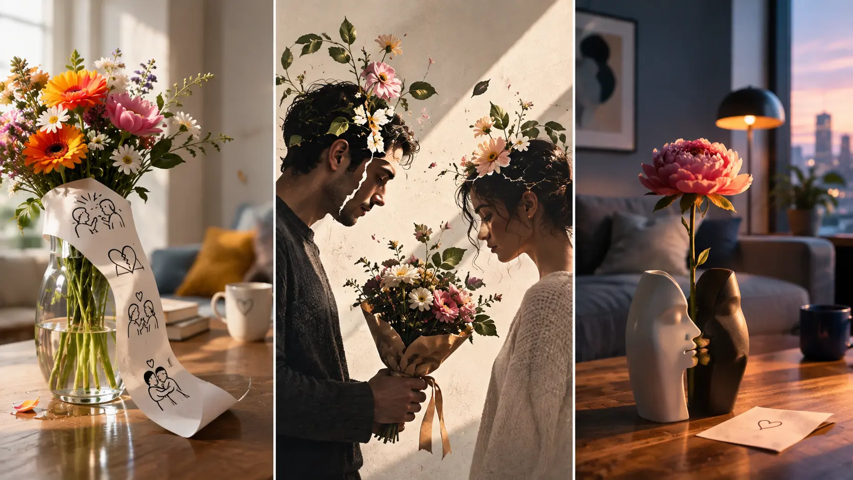 برای آشتی گل بخریم یا حرف بزنیم؟
