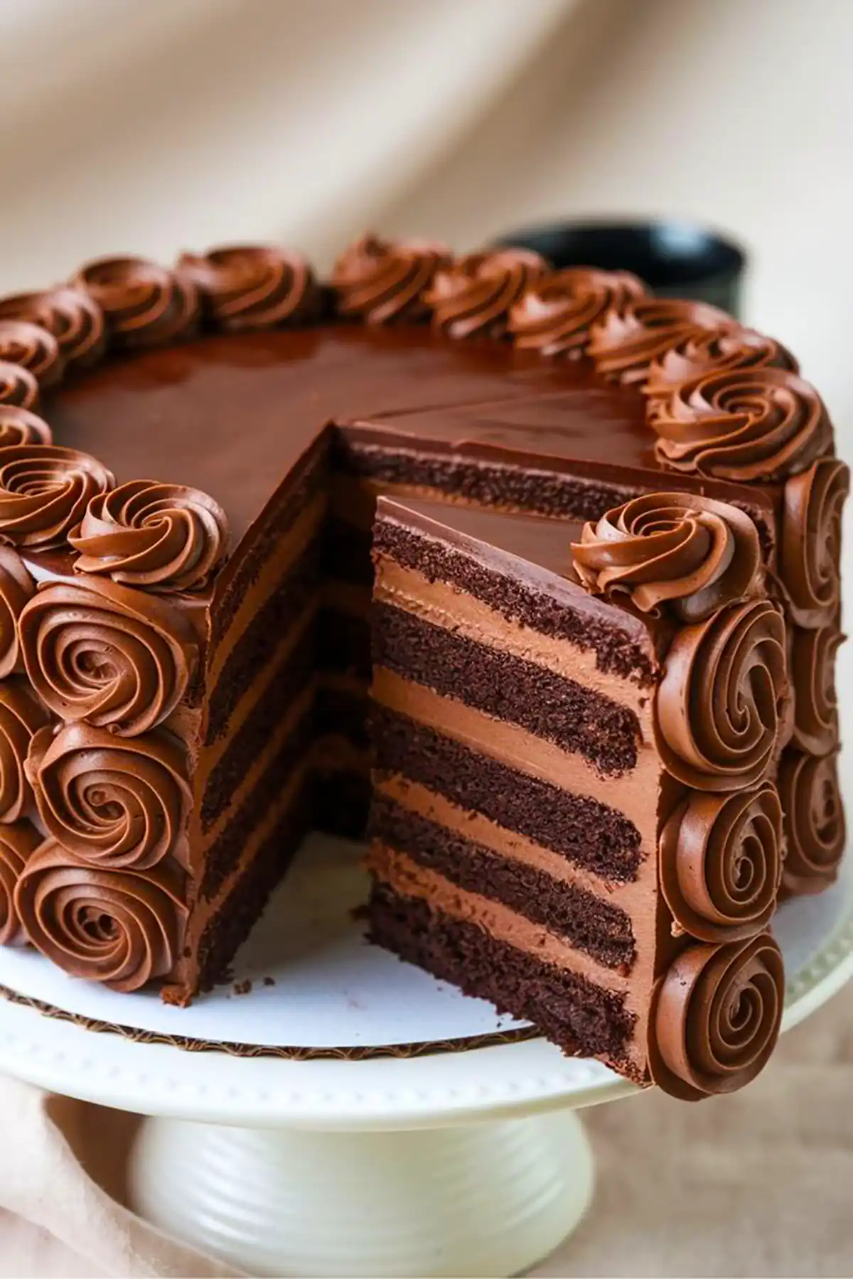 دیزاین کیک شکلاتی