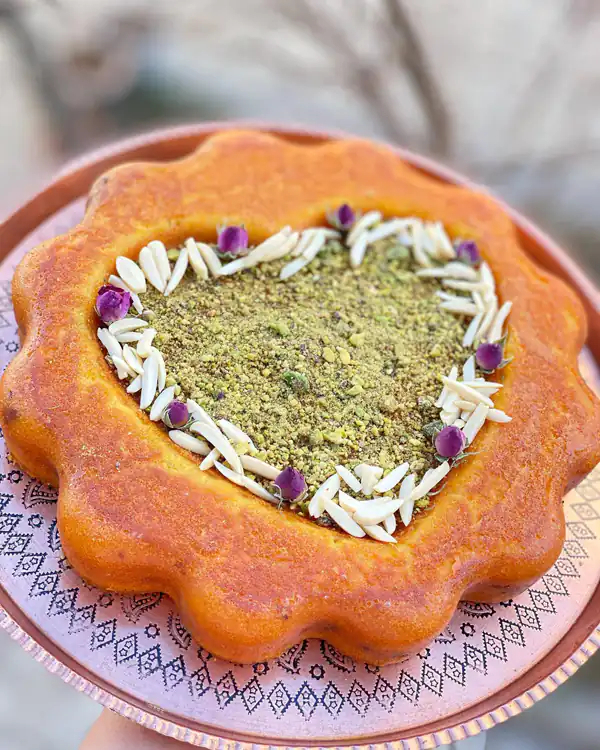 تزیین ته چین گرد