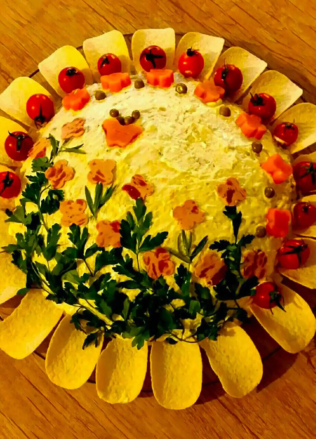 تزیین مجلسی سالاد الویه