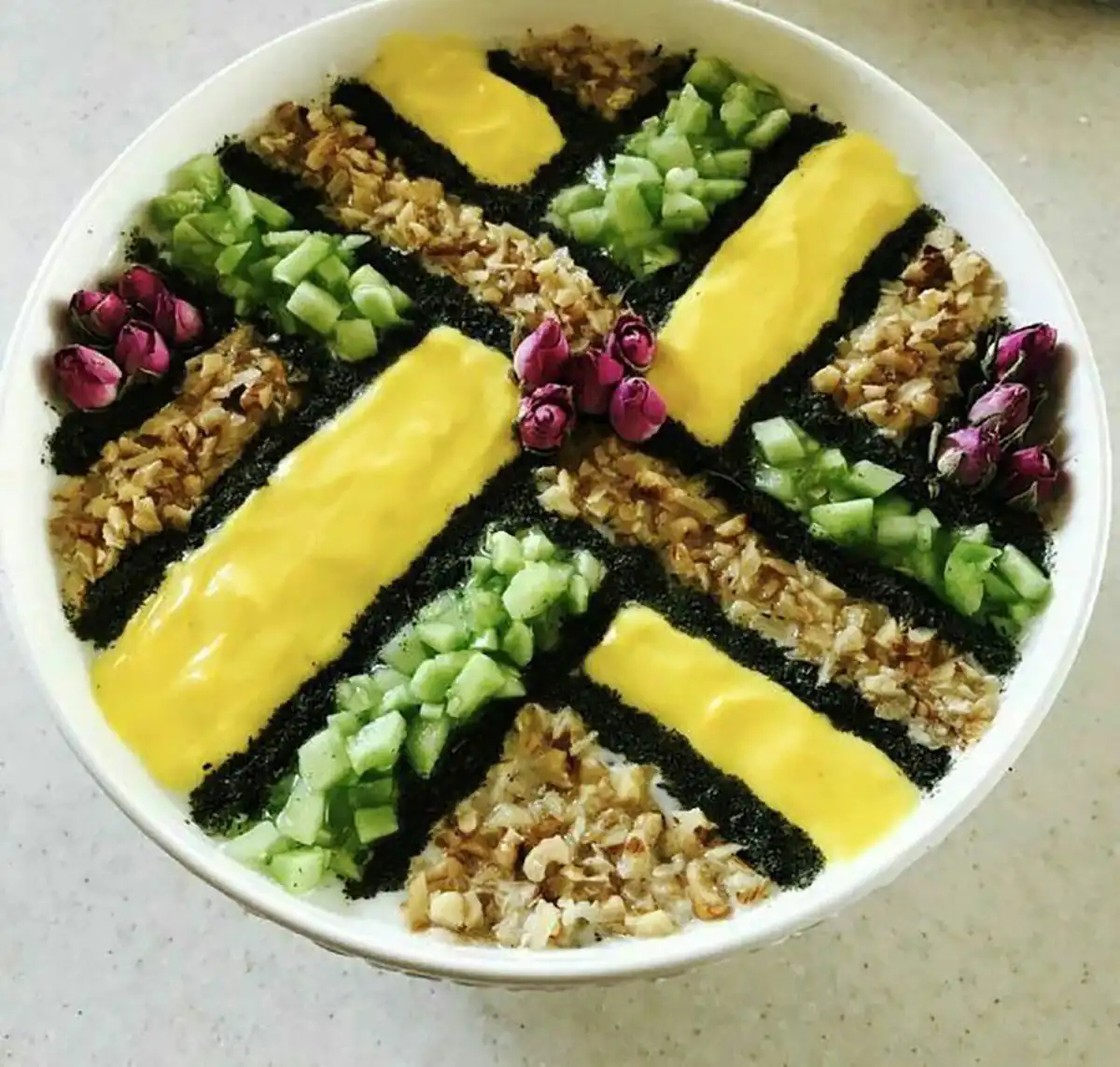 دیزاین غذا برای سفره های ایرانی