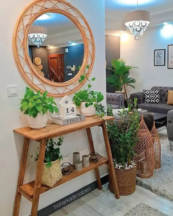 ایده های چیدمان روی کنسول ام دی اف