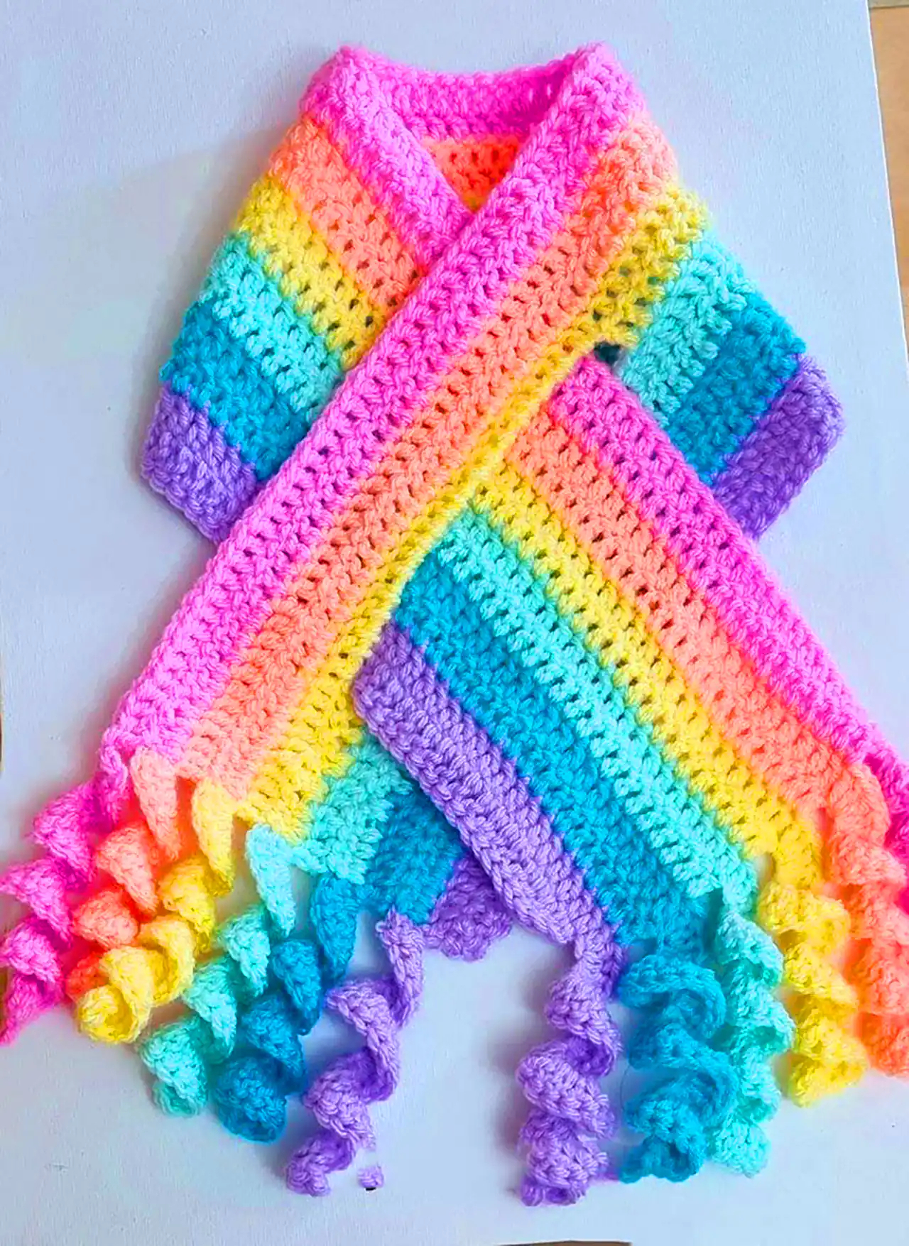 شال دستبافت فانتزی