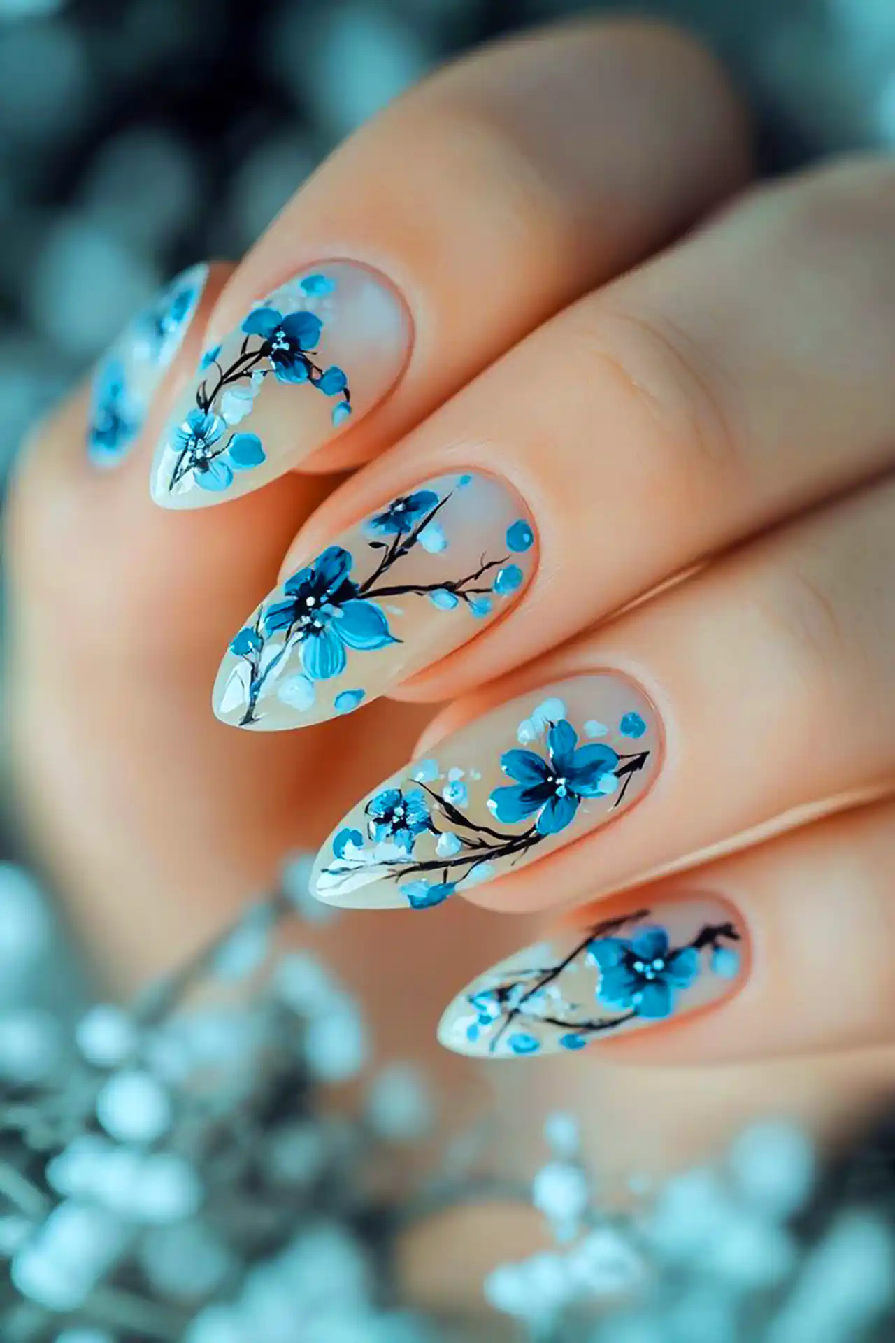 طرح ناخن گلگلی زیبا