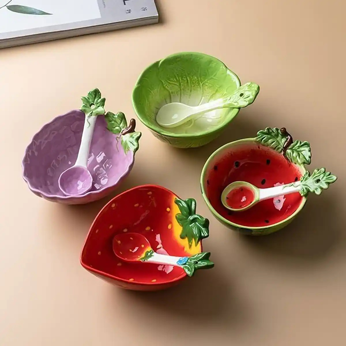 قیمت ظروف غذاخوری سفالی رنگی 