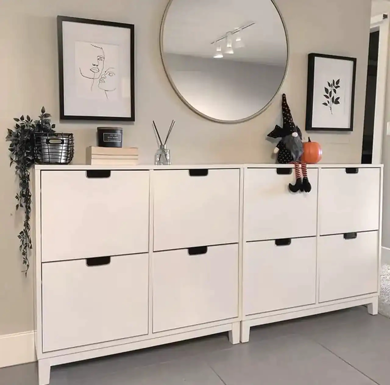 مدل جاکفشی دیواری شیک + زیباترین مدل های جاکفشی دیواری شیک و لاکچری