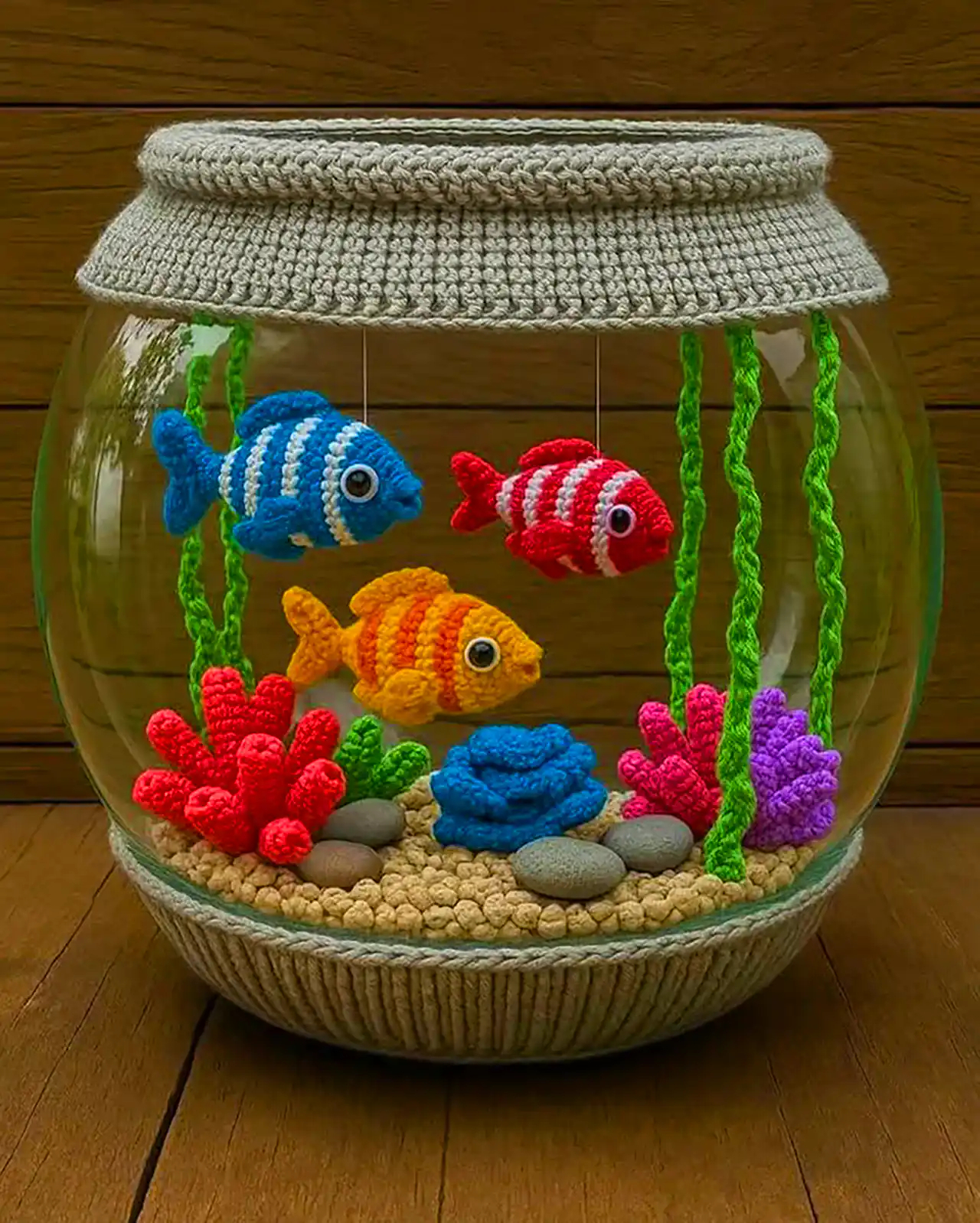 آکواریوم بافتنی هنری